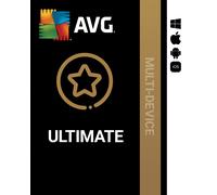 AVG Ultimate 2026 Per 10 dispositivi 1 anno Box Antivirus Secure VPN TuneUp
