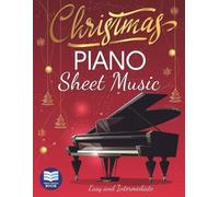 Avgusta Udartseva Open White Book Christmas Piano Sheet Music (Tascabile)