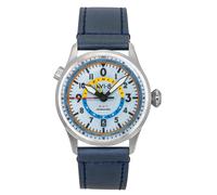 AVI-8 Flyboy Wingman Worldtimer GMT Leather Strap Power AV-4120-03 Mens Watch
