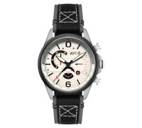 AVI-8 Hawker Harrier Dual Retrograde Cronografo Quadrante Bianco Orologio Uomo