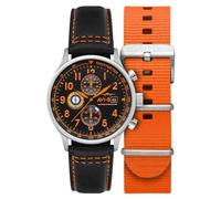 AVI-8 Hawker Hurricane - Cronografo da uomo, arancione tigre, Bracciale