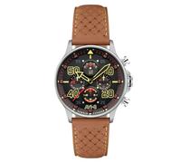 AVI-8 Orologio cronografo Hawker Typhoon Coningham da uomo 42 mm D-Day 80 edizione limitata con cinturino in pelle AV-4093, Baldwin, Cinghia