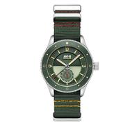 AVI-8 Orologio da uomo Flyboy Airmaster Sector Meca-Quartz con cinturino in nylon AV-4112, Verde Verde, Moderno