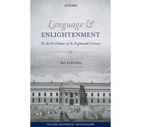 Avi Lifschitz Language and Enlightenment (Copertina rigida)