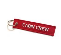 aviamart , Etichetta per valigie rosso Cabin Crew / Do Not Remove From Aircraft