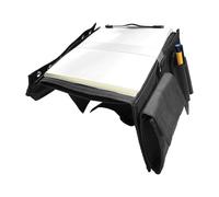 Aviation Kneeboard - Multi Slot Knee Mount Writing Pad, Secure Strap Clipboard Board, Compact Pen Storage Design | Practical Reference Management Tool For Office Study Outdoor Notes Charts Manuals Doc