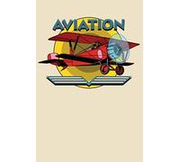 Aviation Notebook: Airplane Retro Style Themed Notebook - Gift Ideas For Aircraft Pilots Or Aviators