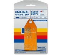 AviationTag Vera pelle per aeromobili Aero Spacelines Super Guppy Turbines...