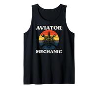 Aviator Mechanic Retro Aircraft Engine Aviation Canotta