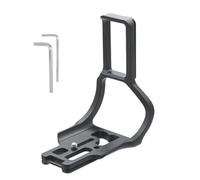 Aviazione Alluminio Verticale Sgancio Rapido QR L Piastra Staffa Della Macchina Fotografica Supporto Della Batteria Maniglia Per D750