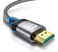AviBrex Cavo HDMI 8K 4.9m, Cavi HDMI 2.0 a/b ad alta Velocità con Ethernet, Supporta 4K 60Hz HDR 2.0/1.4a, Video UHD 2160p, Ultra HD 1080p, 3D, compatibile PS3, PS4, TV, Computer e Monitor