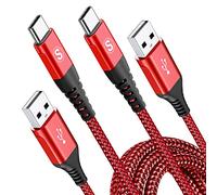 AviBrex Cavo USB C Ricarica Rapida [2 Pezzi 1M+2M] Cavo USB Tipo C 3.1A USB A a USB C Nylon per i Phone 17 16 15 Plus Pro Max,Galaxy S25/S24/S23/S22 a S8,Note20,M31,A71,A54,LG,Xiaomi,Huawei,Pixel