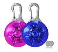 AVIDA ZEN Luce lampeggiante per la scuola per bambini, ciondolo a forma di cane, clip on con 3 modalità di illuminazione, riflettori per gatti, jogger, camper, riflettore per la scuola, luce del cane