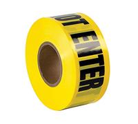 Aviditi T968CDN Barricade Tape, Legend Caution Do Not Enter, 1000' Length x 3 Width, 3 mil Thick, Yellow/Black (Case of 4) by Aviditi