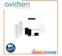 AVIDSEN 100720 KIT CENTRALE ALLARME COMBO CON COMBINATORE TELEFONICO GSM+PSTN