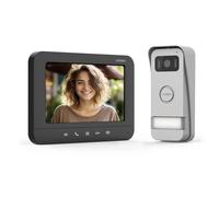 Avidsen 112300 PRIMA Video citofono Cablato Kit completo Nero, Alluminio