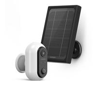 Avidsen Home Cam Battery 127070 - Telecamera di Sicurezza Wifi da Esterno con Batteria e Pannello Solare, senza Fili, Rilevazione Movimento, Comunicazione Bidirezionale