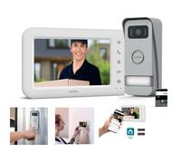AVIDSEN KIT VIDEOCITOFONO WIFI CHIAMATA CELLULARE ELIA MONITOR 7 POLLICI 112292