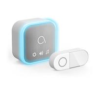 Avidsen Sona-T Campanello Wireless A Batterie, Flash E 36 Suonerie | Portata 150 m, 36 suonerie, volume fino a 80 dB, flash LED, pulsante IP44 con batteria CR2032 inclusa