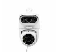 Telecamera ip 2k doppia lente Wi-Fi motorizzata con sirena integrata 2K da esterno Avidsen 127156