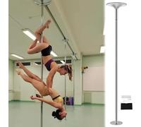 AviiSo Palo da Pole Dance 2,2 m 2,7 m 3 m 3,2 m 3,6 m 3,7 m 3,8 m Palo non montato a soffitto per esercizi per principianti, Kit asta da ballo rimovibile portatile da 45 mm(Size:3.1M-3.3M/10ft-10.6ft)