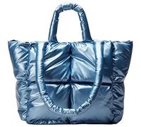 Avilego Borsa a tracolla per donna Mini Down Satchel Hobo Bag Tote Bag Trapuntata Borse Chic 2024, Blu