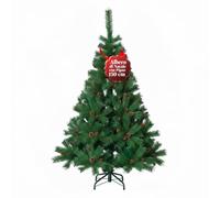 Avilia Albero di Natale Artificiale con Pigne di 150 cm con 438 rami Perfetto per Interni, Pronto per Essere Decorato con Luci e Ornamenti Natalizi con Base in Metallo e Innesto Facile Ø 70 cm