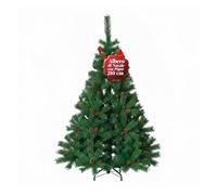 Avilia Albero di Natale Artificiale di 210 cm con Pigne e 1078 rami. Perfetto per Interni, Pronto per Essere Decorato con Luci e Ornamenti Natalizi con Base in Metallo e Innesto Facile Ø 110 cm