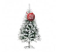 Avilia Albero di Natale Artificiale Innevato di 180 cm con 715 Rami. Perfetto per Interni, Pronto per Essere Decorato con Luci e Ornamenti Natalizi con Base in Metallo e Innesto Facile Ø 100 cm