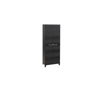 Avilia - Armadio Portascope Prime 2 Ante 66x40x172cm in Plastica Effetto Legno UV Resistant, con Ripiani Interni, Facile da Montare, Ideale per Ambienti Umidi e Utilizzo Esterno