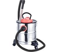 Avilia Aspirapolvere con Filtro HEPA - Capacità 20L, Funzione Inversione Getto, Maniglia e Ruote per Trasporto | Potenza 800W, 80x35x30 cm, Acciaio Inox