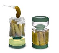 Avilia - Barattoli Vetro con Coperchio Ermetico da 1L per Sottaceti, Sottolio e Conserve, con Filtro a Ribalta, Design a Clessidra, Lavabili in Lavastoviglie, Ideale per Fermentati e Verdure (1)