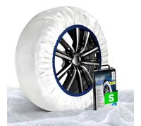 Avilia Calze da Neve per Auto Taglia S Autocentranti - Ideali per Viaggiare in Inverno su Strade con Neve e Ghiaccio in Modo Sicuro e Omologate in Italia - Facili da Lavare e Riutilizzabili