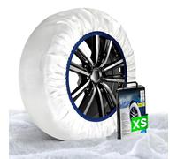 Avilia Calze da Neve per Auto Taglia XS Autocentranti - Ideali per Viaggiare in Inverno su Strade con Neve e Ghiaccio in Modo Sicuro e Omologate in Italia - Facili da Lavare e Riutilizzabili
