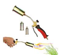 Avilia - Cannello a Gas Manuale con Tre Bruciatori Intercambiabili e Portata 28kW - per Diserbo, Riscaldo e Trattamenti Termici in Agricoltura, Edilizia e Industria, Uso Professionale e Domestico
