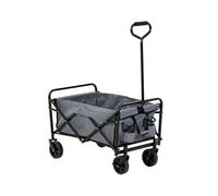 Avilia Carretto Pieghevole Portaoggetti - Carrello per Esterni, Ideale per Campeggio e Trasporto Attrezzi da Giardinaggio, in Acciaio, 73x46,5x95 cm, Portata 80 kg