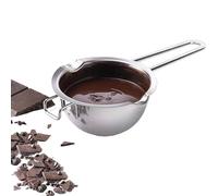 Avilia Casseruola Bagnomaria in Acciaio Inox con Manico da 14 cm - Perfetta per Salse, Cioccolato e Piatti Delicati, Capacità 1,5 Litri - Compatibile con Induzione