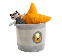 Avilia Cesto Portaoggetti e Giochi - Organizer da Cameretta in Cotone e Polipropilene, 30x30cm | Ideale per Giocattoli e Libri | Design Elegante e Pratico