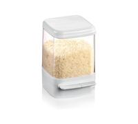 Avilia Contenitore Igienico per Frigorifero, Formaggiera da Tavola Spargiformaggio, Portaformaggio Ermetico in Plastica Robusta, 8x7x11 cm, 600 ml, Lavabile in Lavastoviglie - Dispenser Integrato