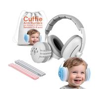 Avilia - Cuffie Antirumore per Bambini e Neonati (0-8 Anni) - Protezione Udito 25dB - Include 2 Fasce Elastiche e Supporto Regolabile - Ideale per Viaggi, Aereo ed Eventi - Comfort Ergonomico