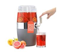 Avilia Dispenser Acqua e Bevande Refrigerante 4L con Rubinetto Antigoccia - Tanica Acqua con Rubinetto e Contenitori Ghiaccio Integrati per Feste, Picnic e Uso Quotidiano - Facile da Pulire