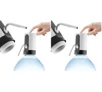 Avilia Dispenser Acqua Elettrico, Rubinetto Elettrico per Bottiglie e Boccioni da 5L, 8L e 20L, Pompa USB, Erogatore Automatico Beccuccio Inox e Tubo Silicone Alimentare, per Casa Ufficio e Campeggio