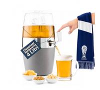Avilia Dispenser Bevande con Rubinetto Antigoccia, Refrigerante 4L, Macchina per Spritz e Aperol, Tanica Acqua con Rubinetto e Contenitori Ghiaccio Integrati, per Feste e Picnic, Facile da Pulire