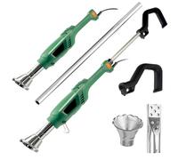 Avilia Ecodiserbante Termico 2000W per Erbacce - 2 Temperature 50°C-600°C, Senza Chimici, con 2 Punte e Manico Removibile, Ideale per Giardino, Accendere BBQ e Usi Domestici