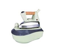 Avilia - Ferro da Stiro a Vapore con Caldaia 3.5 Bar 850 ml con Impugnatura in Sughero, Vapore Continuo e Verticale, Piastra Inox per Stiratura Professionale e Tessuti Delicati (Verde)