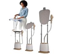 Avilia - Ferro da Stiro Verticale a Vapore Professionale 5 Livelli con Guanto Termico e Spazzola Tessuti, Riscaldamento Rapido in 60 Secondi, Serbatoio 1500 ml per Stiro Verticale Continuo e Preciso