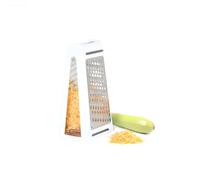 Avilia - Grattugia Multiuso in Acciaio Inox con Doppia Lama e Contenitore Rimovibile, Grattugia Manuale Ideale per Formaggio, Verdure e Cioccolato