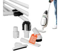 Avilia - Kit Accessori Bianchi Ricambi Folletto Compatibili VK130 VK135 VK140 VK150 VK200 con Bocchetta Pennello Lancia Spazzola Caloriferi e Adattatore per Pulizia Profonda