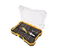 Avilia Kit Attrezzi da 105 Pezzi - Valigetta con Cacciavite a Cricchetto e Punte per Viti e Bulloni Slotted, Phillips, Pozidriv e Torx, in Acciaio Cr-V