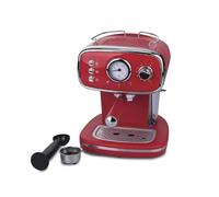 Avilia - Macchina Caffè Automatica 1100 W per Espresso e Cappuccino con Lancia Vapore, Compatibile con Cialde e Caffè Macinato, Serbatoio Rimovibile 1,2 L, Pressione 15 Bar